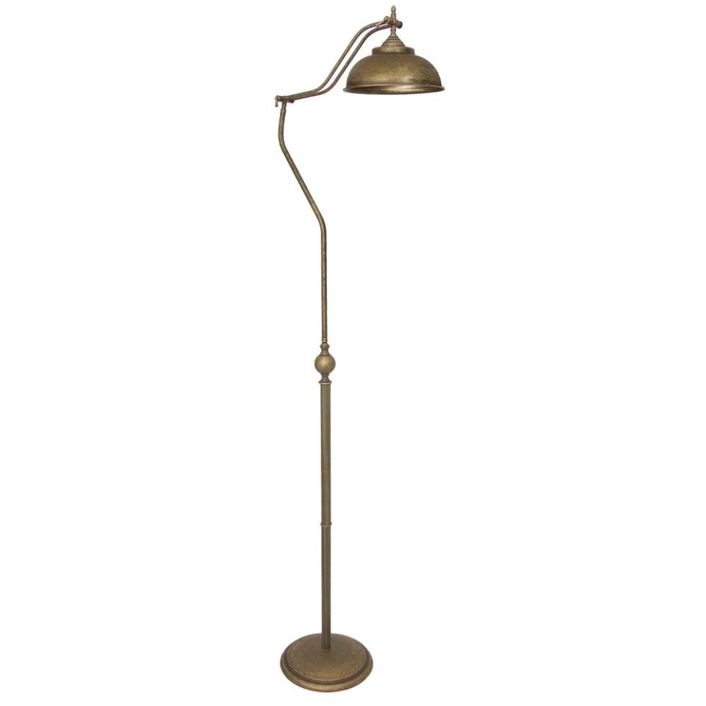 mediteranna vintage stojaca lampa antik zlatomosadz rustikalny obyvacia izba citacia lampa nastavitelny sedacia suprava osvetlenie industrijalny priemyselny retro lampy lameridiana interier.jpg